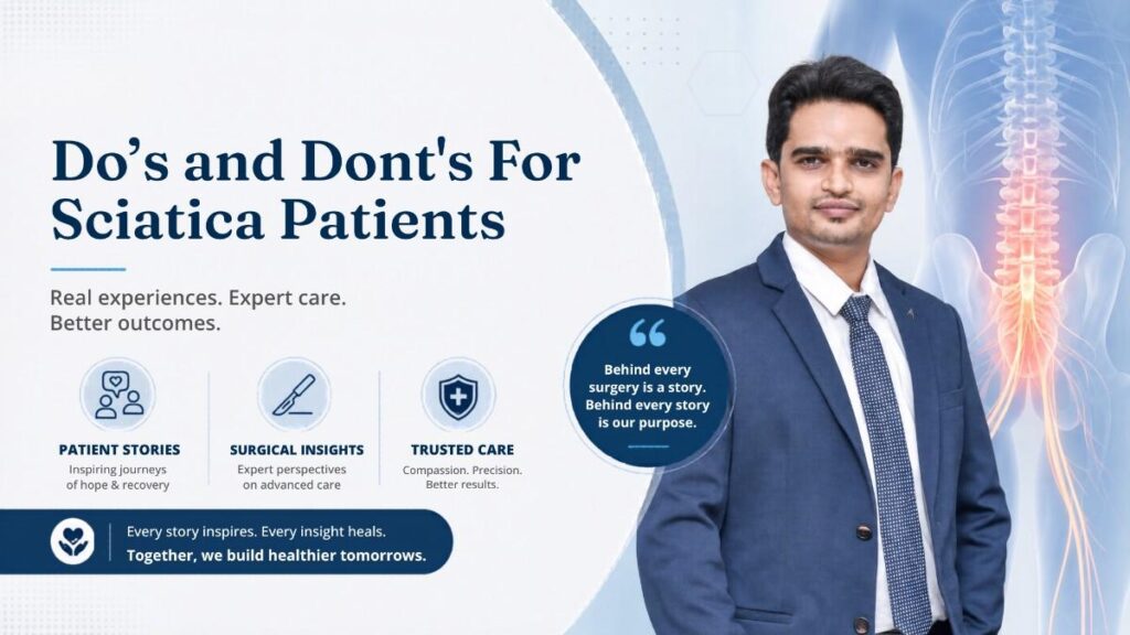 Do’s and Dont’s For Sciatica Patients