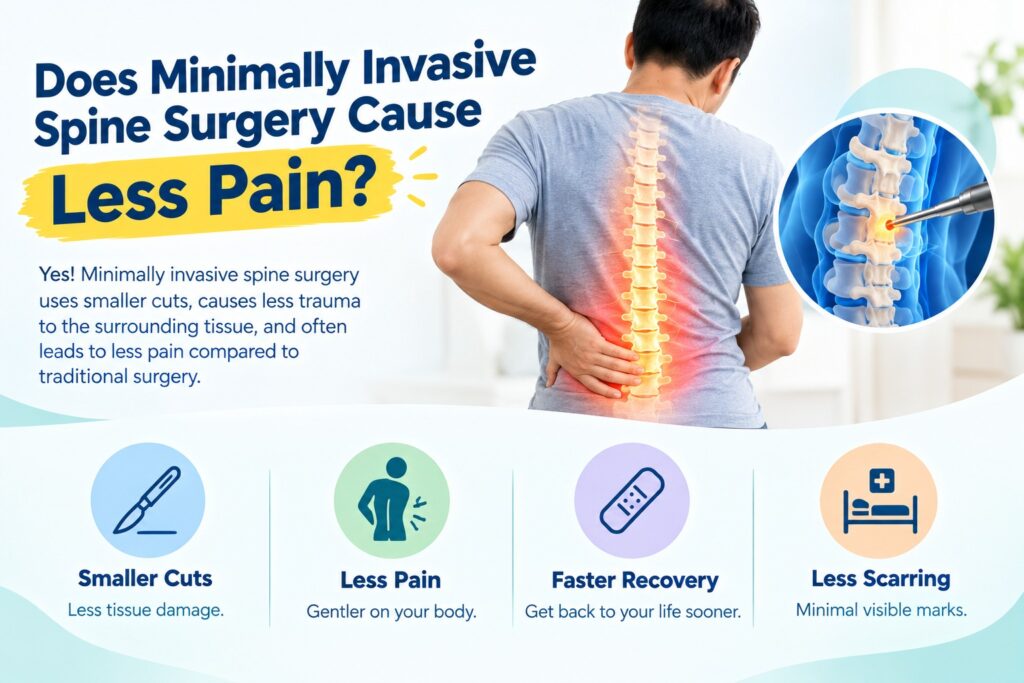 Does Minimally Invasive Spine Surgery Cause Less Pain?